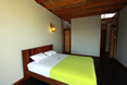 each houses has a master bedroom with a bed fit for a king